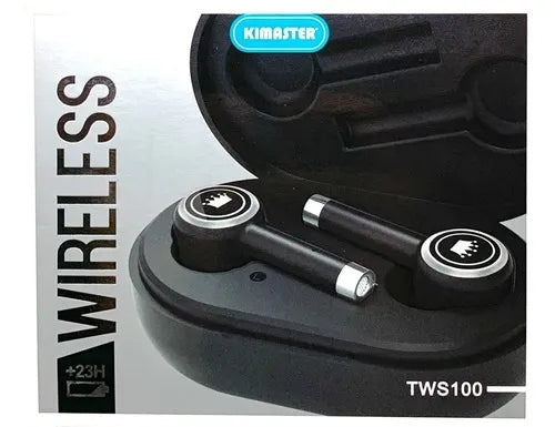 Fone de Ouvido Wireless Kimaster Preto TWS100